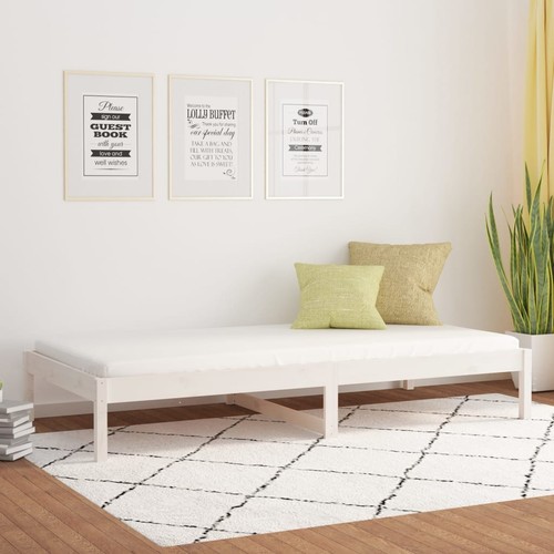White day bed - day, 90x200cm