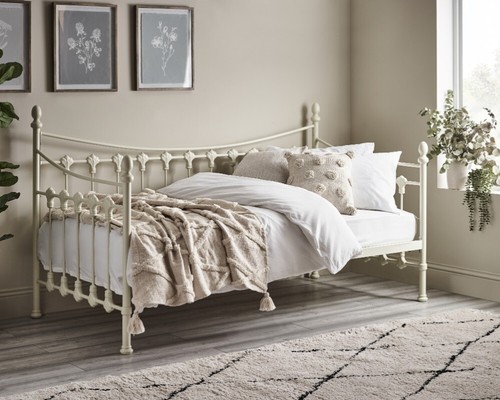 Metal day bed - metal, bed,
