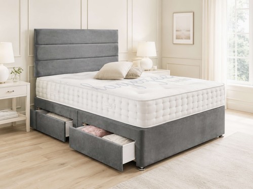 Divan bed set with drawers - with, and